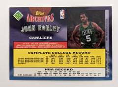 John Bagley signed Basketball Trading Card - Topps #23 1993