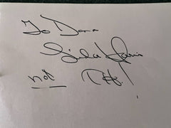 Planet of the Apes linda harris autograph
