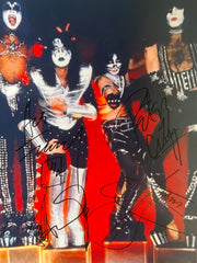KISS band signed photo