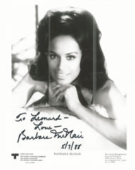 Venus in Furs Barbara McNair Signed Photo
