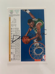 Dee Brown signed basketball card - Sports card