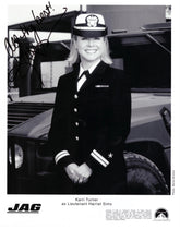JAG Karri Turner signed photo