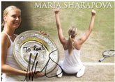 Tennis Champion Maria Sharapova signed photo