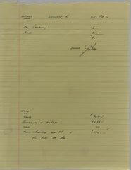 Astronaut Jim Irwin signed page