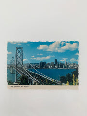 San Francisco Bay Bridge vintage post card