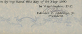Secretary of Air Force 1988 Edward C. Aldridge Jr. signed letter
