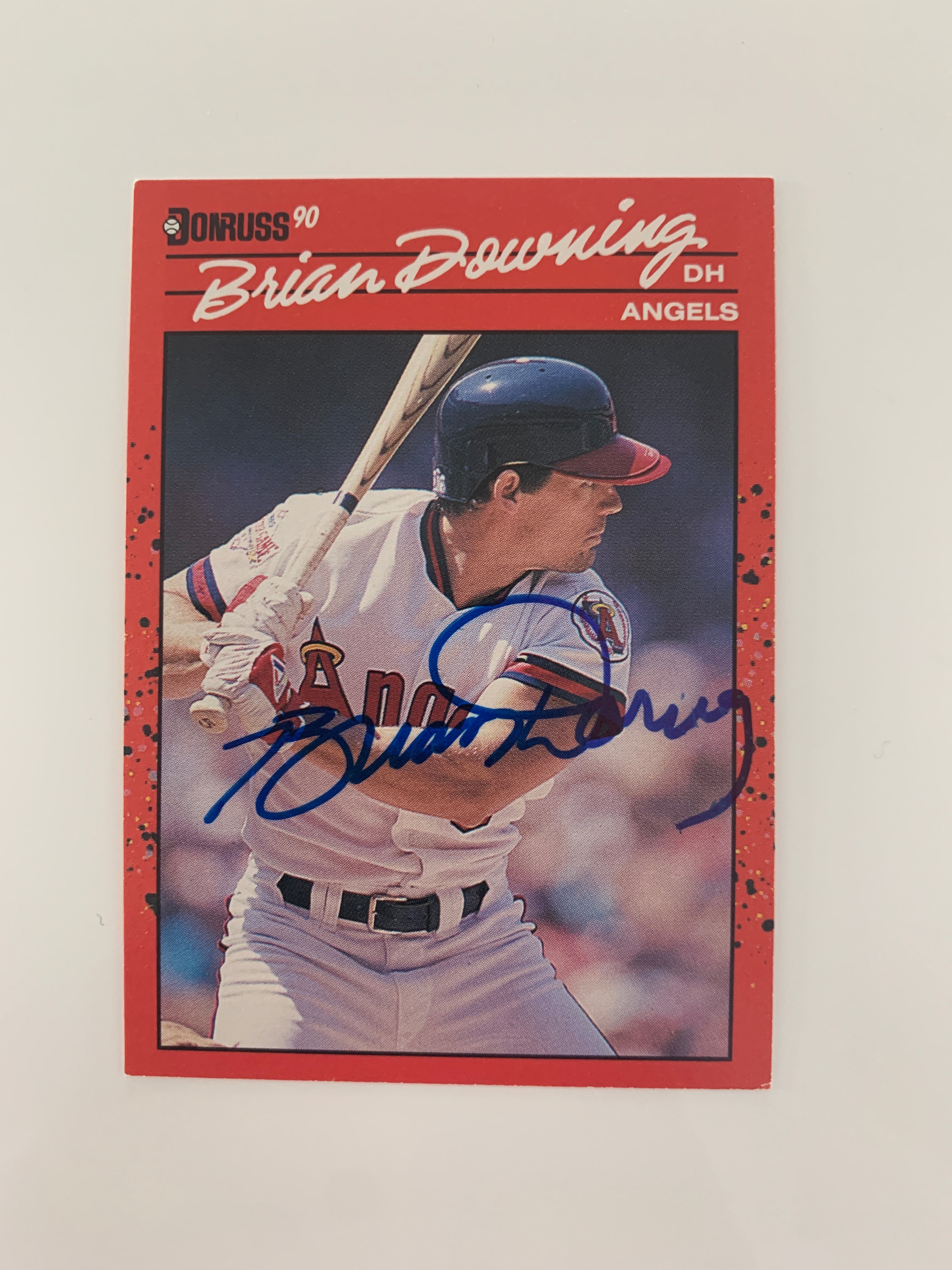 Brian Downing signed baseball card - Sports card
