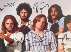 The Eagles band signed photo