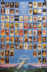 Rare Paramount Pictures 75 anniversary Original Poster