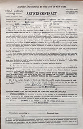 Dolly Dumplin Signed Contract