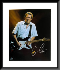 Muscian Eric Clapton signed photo
