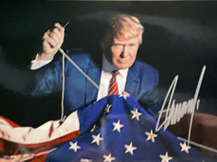Forty Fifth President Donald Trump signed photo