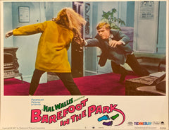 Jane Fonda and Robert Redford "Barefoot in the Park" original Lobby Card
