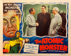 Lon Chaney, Jr. and Lionel Atwill "The Atomic Monster" original Lobby Card