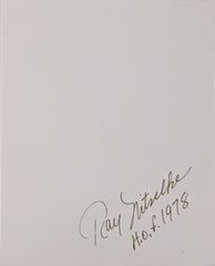 NFL Hall Of Famer Ray Nitschke Autograph