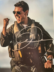 Top Gun Maverick Tom Cruise signed movie photo