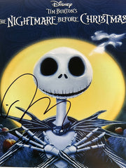 The Nightmare Before Christmas Tim Burton signed photo