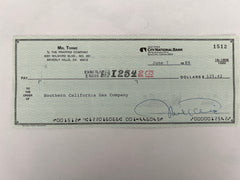 Mel Torme signed check