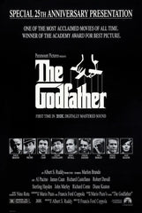 The Godfather 1972 Special 25th Anniversary Presentation Mylar original movie poster