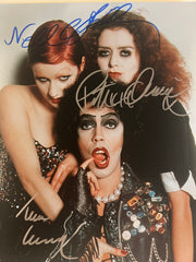 Rocky Horror Picture Show cast signed photo. GFA Authenticated