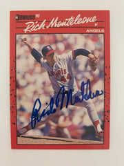 Rick Monteleone signed baseball card - Sports card