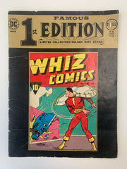 Famous 1st Edition Whiz Comics #1 Limited Collectors Golden Mint Series