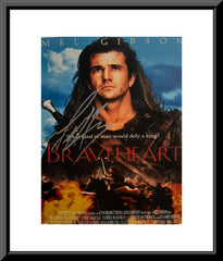 Braveheart Mel Gibson signed photo