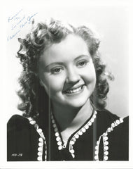 The little princess' Marcia Mae Jones Signed Photo
