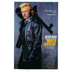 Wanted: Dead or Alive 1986 original vintage one sheet movie poster