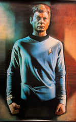 Rare Star Trek 1991 character illustration of Dr. McCoy by Drew Struzan original movie poster