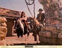 James Stewart, Dean Martin, Raquel Welch, and George Kennedy "Bandolero!" original Lobby Card