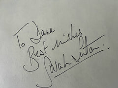 Doctor Who Sarah Sutton autograph