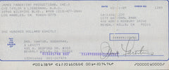 James Farentino signed check