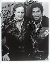 Hill Street Blues Charles Haid and Michael Warren Signed Photo
