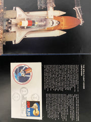 Walter Cunningham signed flown in space Challenger first day cover