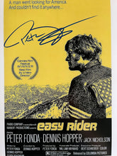 Easy Rider Peter Fonda signed movie photo