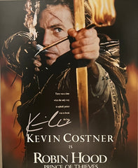 Robin Hood Kevin Costner signed photo