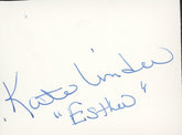 The Young And The Restless Kate Linder signature cut
