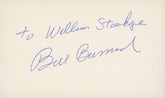 Girl Overboard Bill Burrud signed note