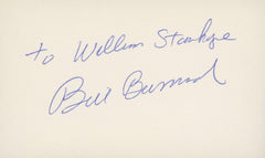 Girl Overboard Bill Burrud signed note