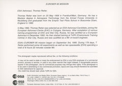 NASA Thomas Reiter signed photo