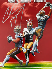San Francisco 49ers Christian McCaffrey signed photo