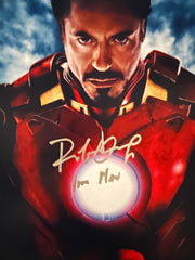 Iron Man Robert Downey Jr signed photo