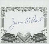 Jean M. Auel signed bookplate