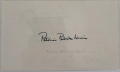 Patricia Roberts Harris original signature