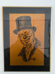 WC Fields unsigned Plaque