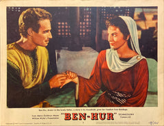 Charlton Heston "Ben Hurr" original Lobby Card