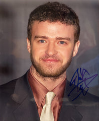 Justin Timberlake signed photo