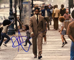 American Gangster Denzel Washington signed movie photo