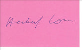 The Pink Panther Herbert Lom original signature